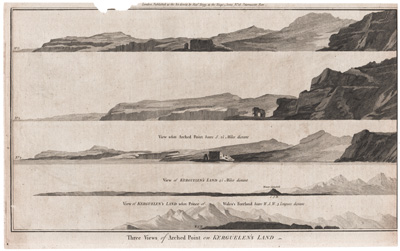 Three Views of Arched Point on Kerguelen's Land